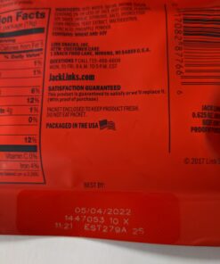 Jack Link's Beef Jerky, Original - Flavorful Meat Snack for Lunches, Ready to Eat - 7g of Protein, Made with Premium Beef - 0.625 Oz Bags (Pack of 5) 0.625 Ounce (Pack of 5) 37 91lFaivDR3L