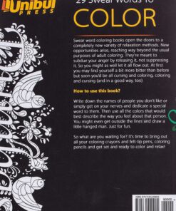 Alternative view of Swear Word Adult Coloring Book: Stress Relief Coloring Book with Sweary Words, Animals and Flowers (Unibul Press Coloring Books)