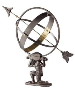 Good Directions Atlas Armillary Sundial Pewter 10 91lHKZEVRiL