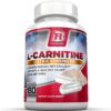 BRI L-Carnitine - 1000mg Premium Quality L Carnitine Amino Acid | Stimulant Free Metabolism Booster for Athletic Performance, Stamina and Heart Health - 180 Vegetable Cellulose Capsules 180 Count (Pack of 1)