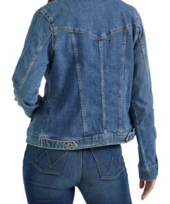 Wrangler Authentics Women's Stretch Denim Jacket Large Blue 19 91lPlE6PzDL