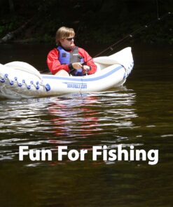 Sea Eagle SE370 Inflatable Sports Kayak -1-3 Person-Portable Stowable & Lightweight-with Seat(s), Paddle(s), Pump and Bag SE370 Sports Kayak Pro 32 91lQjtkfsVL