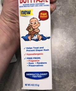 Boudreaux's Butt Paste for Sensitive Skin Diaper Rash Cream, Ointment for Baby, 4 oz Tube 4 Ounce (Pack of 1) 45 91lRkQnP6GL