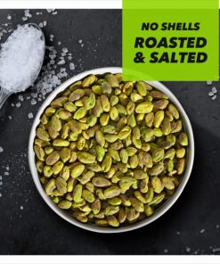 Wonderful Pistachios No Shells, 3 Flavors Mixed Variety Pack of 9 (0.75 Ounce), Roasted & Salted Nuts (4), Chili Roasted (3), Honey Roasted (2), Protein Snack, On-the Go Snack 0.75 Ounce (Pack of 9) 26 91ldiskikL