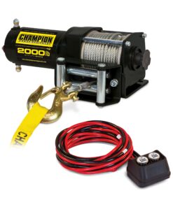 Champion Power Equipment-12003 ATV/UTV Winch Kit, 2000-lb. 2000 lb + ATV/UTV + Roller 36 91ljfMUVyVL