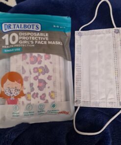 Dr. Talbot's Disposable Kid's Face Mask for Personal Health, Girl 2-5 Years, Prints May Vary, 10 Count 37 91lmhNb 66L