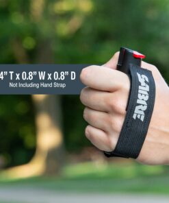SABRE Runner Pepper Gel, Maximum Police Strength OC Spray, Reflective Hand Strap for Easy Carry & Quick Access, 35 Bursts, Secure & Easy to Use Safety, Optional Clip-On Alarm & LED Armband Combos Black Runner 33 91ln2NZKScL