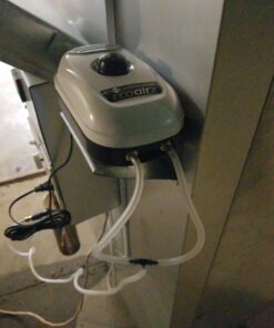 EcoPlus ECOair2 Adjustable Air Pump 126 GPH - 3 Watt with Two Outlets, Grey/Black 21 91lq7eYZFL