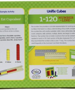 Alternative view of Didax Educational Resources UNIFIX 1-120 Number Line Track, 9.13 x 11.31 x 1 in, Multi (211504)