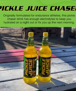 Pickle Juice Chaser 1 Liter Bottles - Pickle Juice for Pickle Backs - Pickle Juice for Hangover Relief - Muscle Cramp Relief - 6 Pack Juice Chaser, 1 Liter Bottles, Muscle Cramp Relief, 6 Pack 8 91ly9 MuPbL