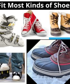 Limm Ice Snow Traction Cleats - Lightweight Crampon Cleats for Walking on Snow & Ice - Anti Slip Grippers Fasten Quickly & Easily Over Footwear - Protable Grips for Shoes and Boots XLarge (M 10 - 12 / W 12 - 14) All Purpose 10 91lz7F6L6NL