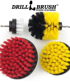 Drillbrush Drill Brush Scrub Brush Drill Attachment Kit - Drill Powered Cleaning Brush Attachments - Time Saving Cleaning Kit – Our Drill Brush Attachment kit is Great for Cleaning Tile and Grout Multicolor 33 91m3S4JTaGL