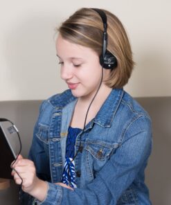 Egghead- 1000 Black Stereo Headphones Single 13 91m3pP24P2L