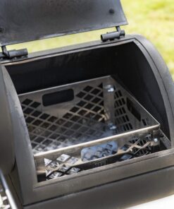 Oklahoma Joe's 5279338P04 Stainless Steel Offset Smoker Charcoal Firebox Basket, Silver 23 91m4ueB34nL