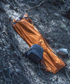 SE Survivor Series Orange Emergency Sleeping Bags with Drawstring Carrying Bags (2-Pack) - EB122OR-2 9 91m71cVQw6L