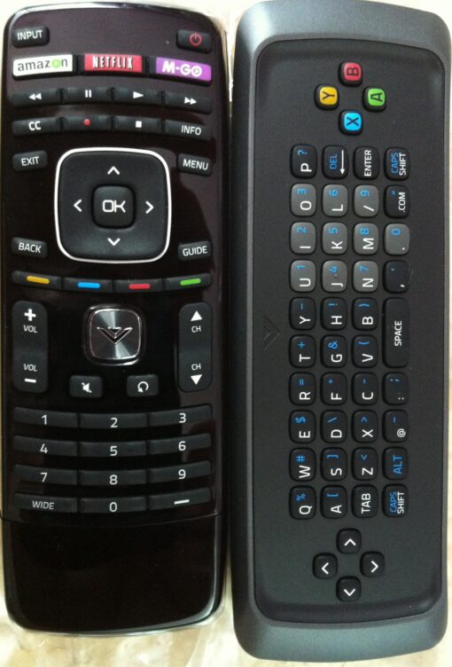 New Smart TV Qwerty dual side keyboard remote control for vizio TV XVT323SV XVT373SV XVT423SV XVT473SV XVT553SV