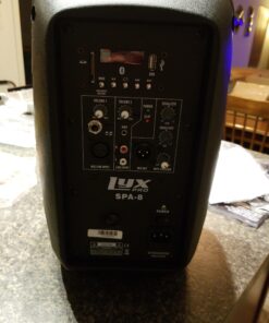 LyxPro SPA-8 Compact 8" Portable PA System 100-Watt RMS Power Active Speaker System Equalizer Bluetooth SD Slot USB MP3 XLR 1/4" 1/8" 3.5mm Inputs SPA8 22 91mAkRY9qUL