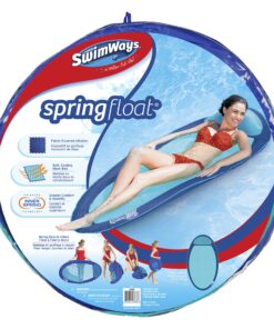 SwimWays Original Spring Float Pool Lounge - Purist Blue 13 91mDCOTlv L