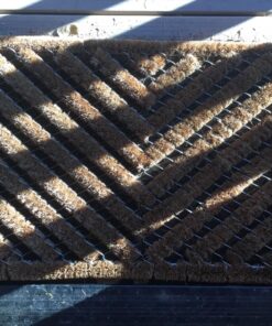 Rubber-Cal 10-100-514 Herringbone Outdoor Scraper Door Mat, 18 by 30-Inch, Brown 25 91mEUzBIJOL