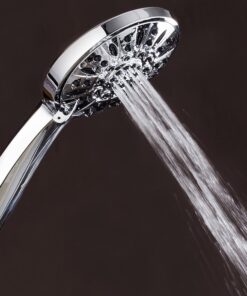 AquaDance 3316 High Pressure 6-Setting 4" Chrome Face Hand Held Head with Hose for The Ultimate Shower Experience Officially Independently Tested to Meet Strict US Quality & Performance Standards 35 91mOBdTPMmL
