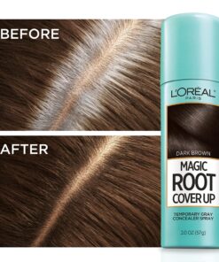 L'Oreal Paris Magic Root Cover Up Gray Concealer Spray Medium Brown 4 oz (2 pack) 2 Count (Pack of 1) 15 91mSasT13CL