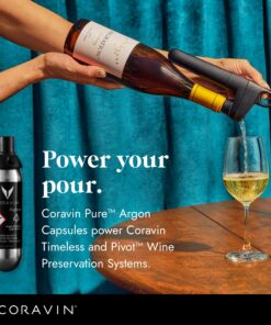 Alternative view of Coravin Pure Argon Capsules - 6 Pack - Preserve Wine for Years - For Coravin Timeless and Pivot Preservation System - Wine Gas Cartridges - For Red Wines, White Wines & More - Coravin Gas Capsules
