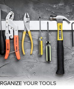 Modern Innovations 16 Inch Stainless Steel Magnetic Knife Bar with Multi-Purpose Functionality as a Knife Holder, Knife Strip, Magnetic Tool Organizer, Art Supply Organizer & Home Organizer 18 91mVayIIntL