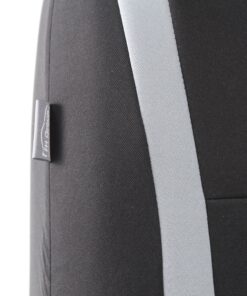 FH Group Automotive Seat Covers Trendy Corduroy Bucket Full Set with Gift- Universal Fit for Cars Trucks and SUVs (Black/Gray) FB032115 29 91mWQSENlxL