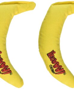 Yeowww! Yellow Banana Catnip Toy (2 Pack) 17 91mdz1ghAkL