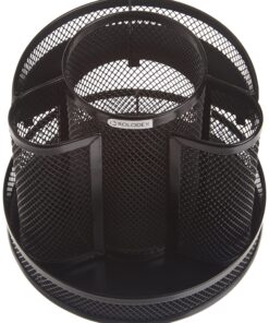 Rolodex Mesh Collection Spinning Desk Sorter, Black 21 91mmF1bhvJL 1