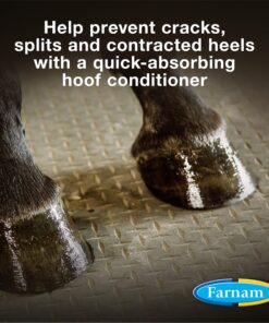 Farnam Horseshoer's Secret Deep-Penetrating Hoof Oil for Horses, Conditions Dry Hooves and Prevents Cracks, Splits and Contracted Heels, Contains Avocado Oil, 32 Oz. 14 91mwecaBo7L