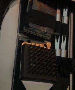 ROMANTICIST Complete Grill Accessories Kit - The Very Best Grill Gift on Birthday Wedding - Professional 21PC BBQ Accessories Set with Case for Outdoor Camping Grilling Smoking SILVER-1 27 91n1rJzGyxL