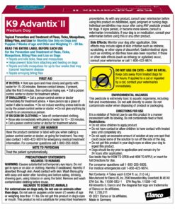 Alternative view of K9 Advantix II Medium Dog Vet-Recommended Flea, Tick & Mosquito Treatment & Prevention | Dogs 11-20 lbs. | 4-Mo Supply 4 Pack Medium Dog only