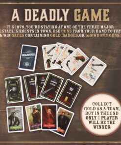 Deadwood 1876 Old West Board Game of Gold, Strategy, Secrets, and Stealing A Wild West Party Card Games for Adults and Family Game Night 2-9 Players Ages 13 and Up 9 91nLo7ttvmL
