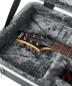 Gator Cases Deluxe ABS Molded Case for Strat/Tele Style Electric Guitar with Internal LED Lighting (GC-ELECTRIC-LED),Black 27 91nSBVDOmcL