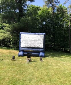 Gemmy 39127-32 - Airblown - Movie Screen - 120"x70" Widescreen Deluxe w/Storage Bag - Blue Outdoor Inflatable Deluxe Movie Screen 35 91nSm3tIW6L