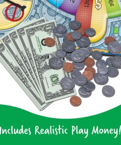 Learning Resources Money Bags Coin Value Game - Ages 7+ Fun Games for Kids, Develops Math Skills and Recognition, Educational Play Kids For 2 to 4 Players 25 91nWnBWjM0L