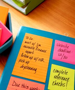 Post-it Notes, 3x3 in, 14 Pads, America's #1 Favorite Sticky Notes, Floral Fantasy Collection, Bold Colors, Clean Removal, Recyclable (654-5PK) 17 91ndmVXQDTL