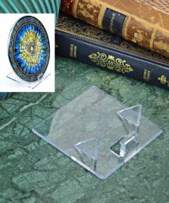 Stained Glass Panel - The Holy Spirit Round Stained Glass Window Hangings - Art Glass Window Treatments 13 91neJYN3gvL