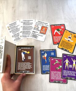 Alternative view of Stack 52 Flexibility Exercise Cards. Learn Static and Dynamic Stretches. Video Instructions Included. Perfect for Workout Warm Ups and Cooling Down. Increase Joint Range of Motion. (Updated Deck) Updated Deck