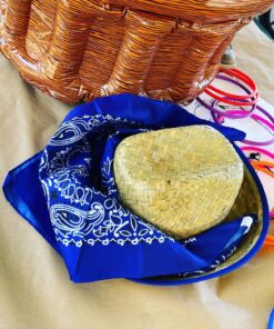 JOYIN Toy Pack of 12 Childs Straw Cowboy Hats with Cowboy Bandannas (6 Red & 6 Blue) Christmas Party Favors 30 91noXm2UMFL