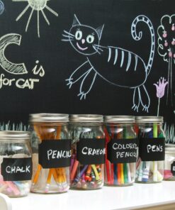 Con-Tact Brand Chalkboard Self-Adhesive Shelf Liner, 1 Roll, Black 38 91nsebavO7L