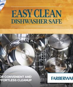 Alternative view of Farberware Classic Stainless Steel 2-Quart Mirror Satin Covered Saucepan, Silver Saucepot w/ Regular Lid (2 Quart)