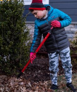 G & F Products 1823-3 JustForKids Soft Jersey Kids Garden Gloves, Kids Work Gloves, 3 Pairs Green/Red/Blue per Pack 21 91nxazZMBL