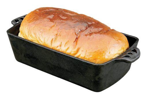 Camp Chef Home Seasoned Cast Iron Bread Pan 1 Black