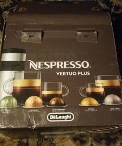 Nespresso VertuoPlus Deluxe Coffee and Espresso Machine by De'Longhi, Piano Black 41 91o Ptrm1ZL