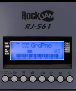 RockJam 61 Key Keyboard Piano With LCD Display Kit, Stand, Bench, Headphones, Simply App & Keynote Stickers Keyboard Piano Kit 30 91o0A8Mfo1L