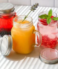 Kate Aspen Mason Jar Lids, Solid Canning Lids (Set of 12), Party Favors, Fits 8 oz, 12 oz and 16 oz Mason Jars 1 Count (Pack of 12) 12 91o1uF0OtYL