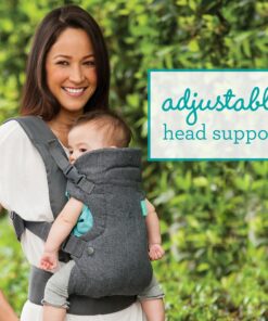 Infantino Flip Advanced 4-in-1 Carrier - Ergonomic, convertible, face-in and face-out front and back carry for newborns and older babies 8-32 lbs Grey 26 91o2YXSrtGL