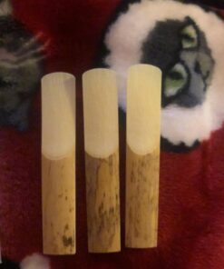 Rico Bb Clarinet Reeds - Reeds for Clarinet - Thinner Vamp Cut & Unfiled for Ease of Play, Traditional Blank for Clear Sound - Clarinet Reeds 2 Strength, 10 Count(Pack of 1) 10 Count(Pack of 1) 10-pack 14 91o5g2lKuJL